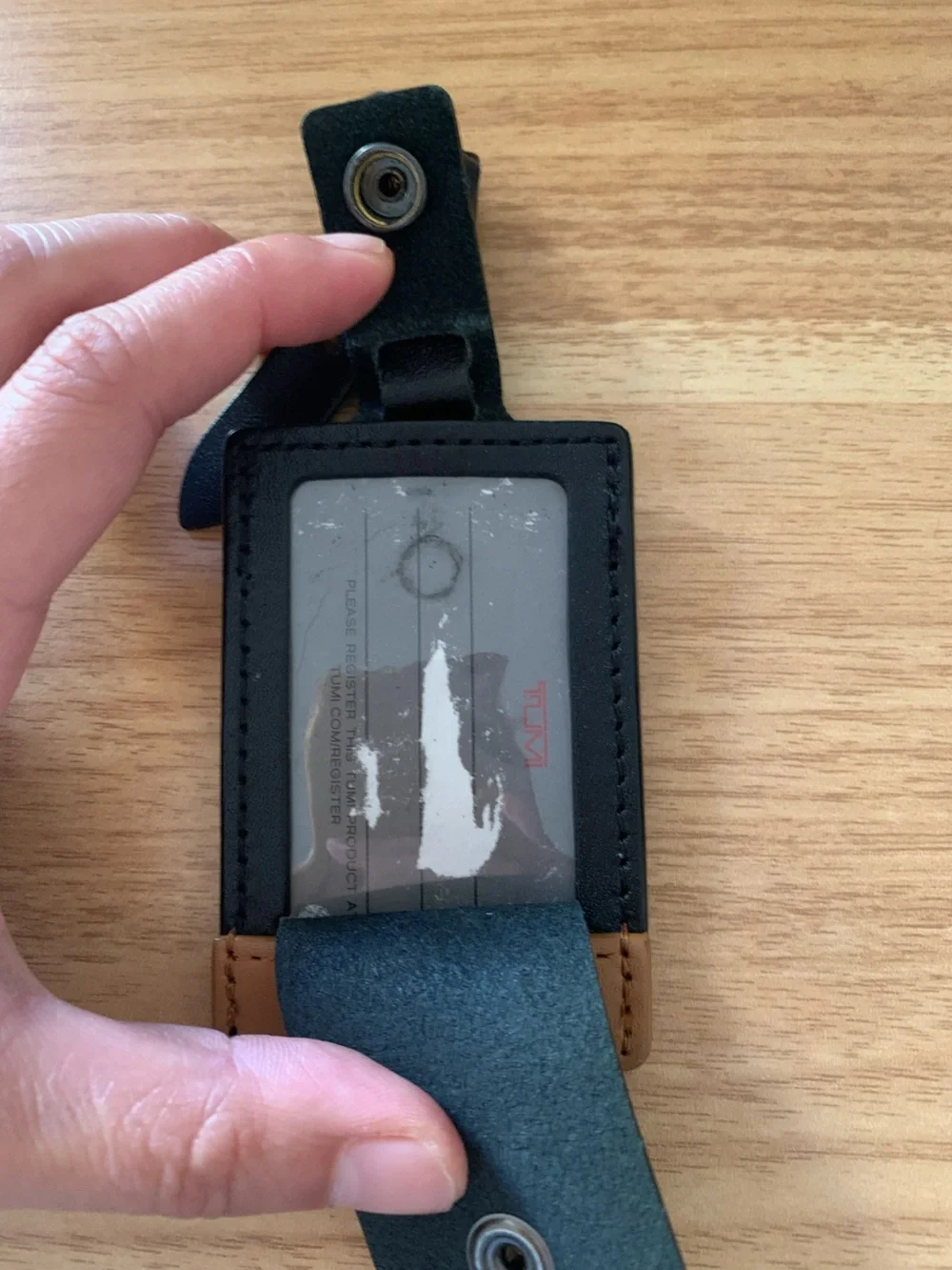 Tumi luggage tag